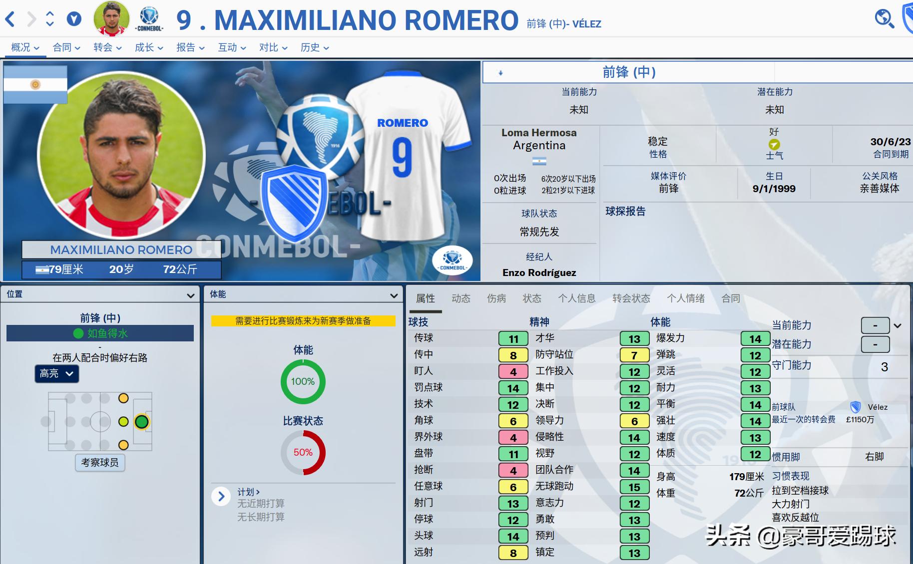 FM2020（足球经理）——来自阿根廷的3只潘帕斯小牛