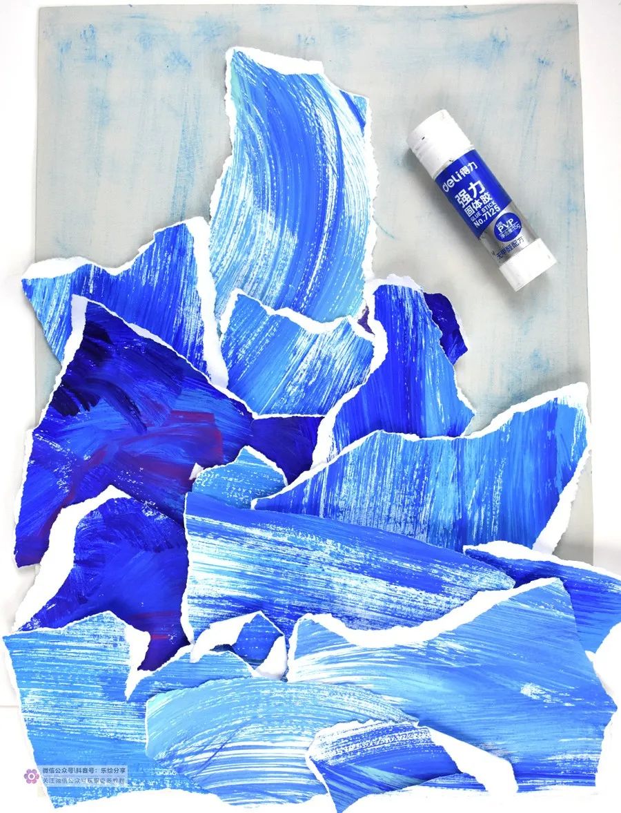 儿童画简单漂亮海洋世界,儿童画教程浪花