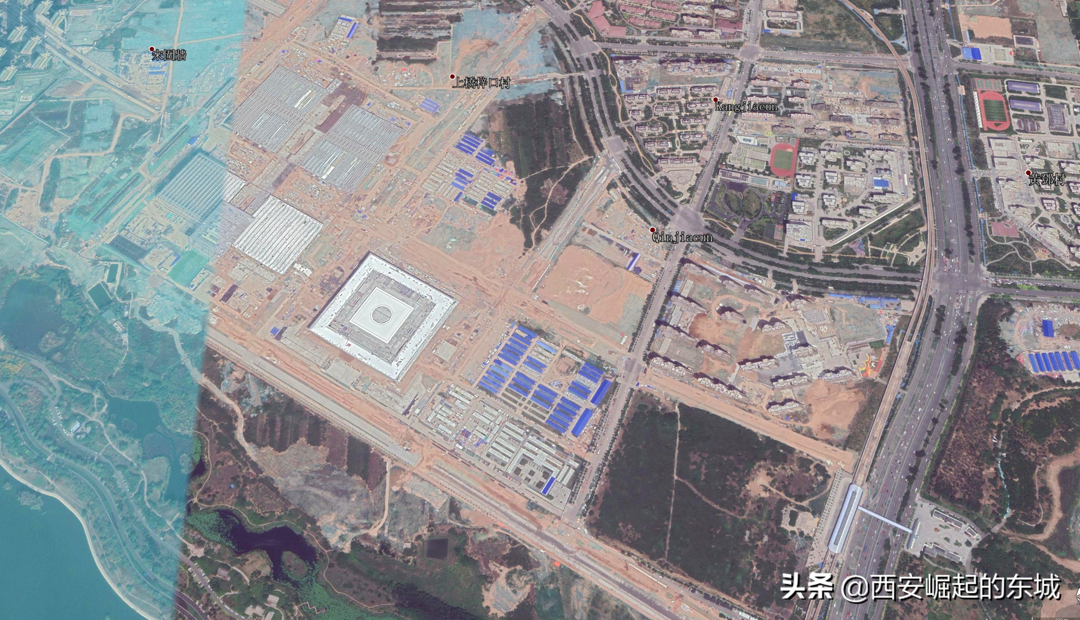 西安浐灞当代境工程进度,浐灞国际港务区最新规划图