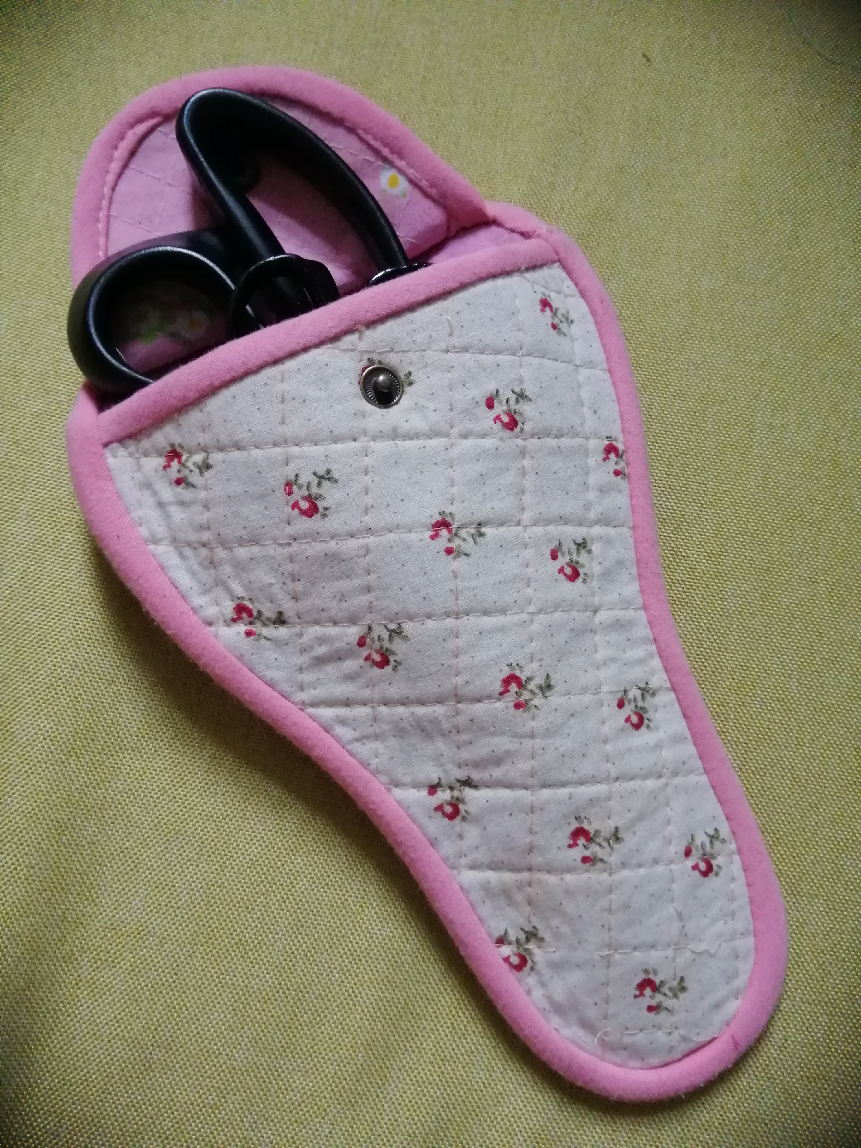 布艺收纳袋便携,布艺剪刀收纳包