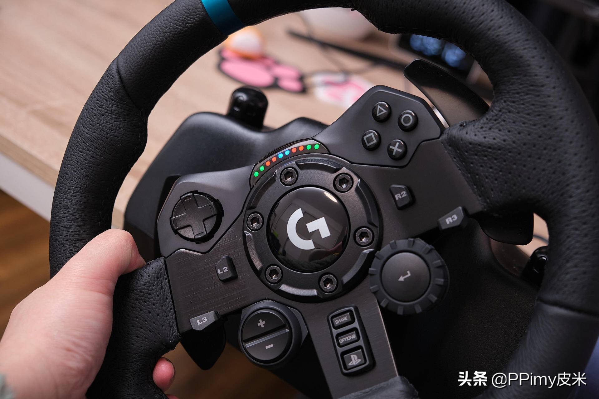 罗技全新方向盘g923开箱,罗技g923配啥座椅