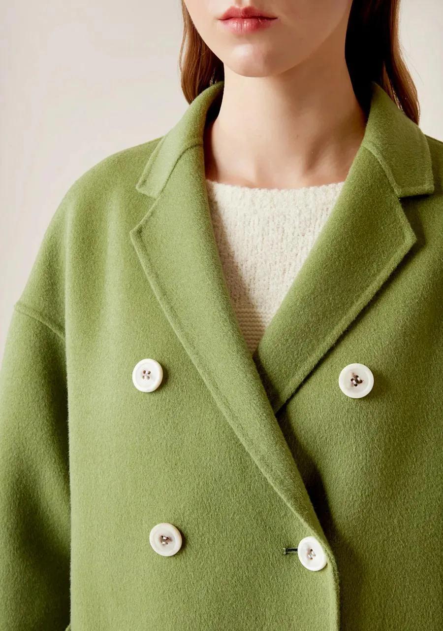 大格子大衣好看吗,焦糖色大衣好看吗