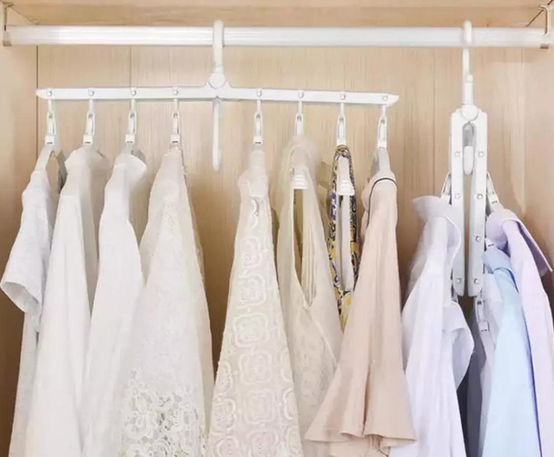 实用衣架设计可以挂很多衣服,家庭最实用的衣架设计