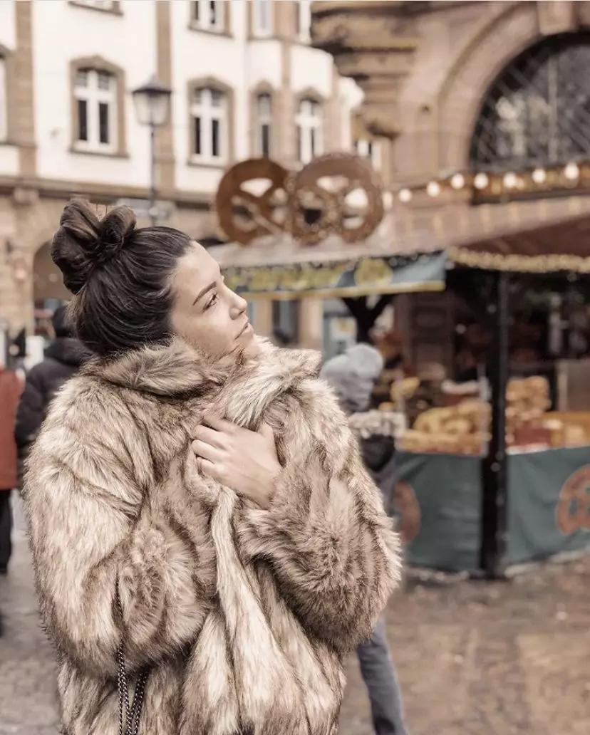 皮草穿搭博主推荐,欧美博主秋冬皮草穿搭