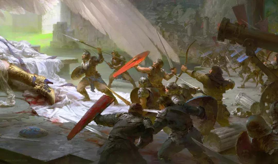 美术大师手绘插画,视觉冲击力强的手绘插画