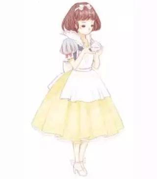 白雪公主和白雪公主的母后怎么画,白雪公主和贝儿公主的玩具怎么画