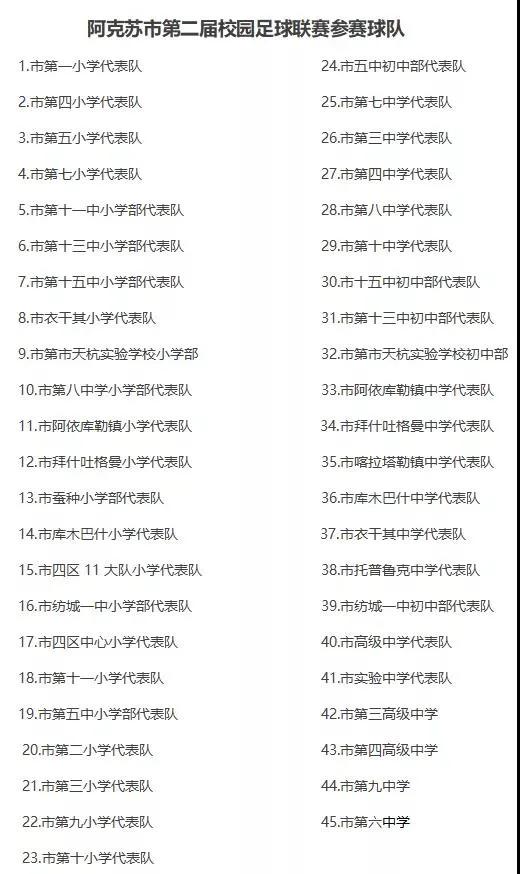 阿克苏地区小学生足球比赛,阿克苏市第二届校园足球联赛