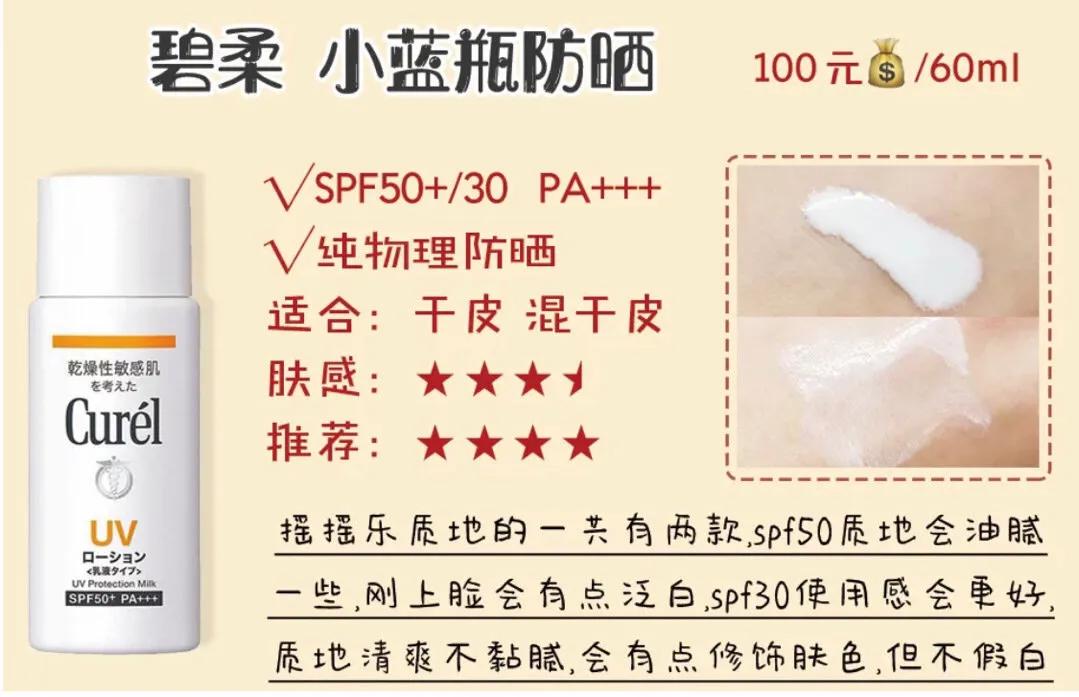 防晒霜推荐学生党平价遮瑕,10款平价防晒霜测评分享