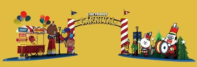 布朗熊可妮兔搞怪版,布朗熊与可妮兔网红打卡