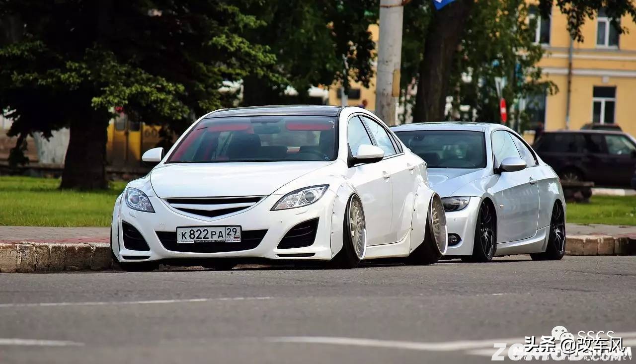 估计战斗名族追求的就是这种夸张效果?马自达6睿翼欣赏