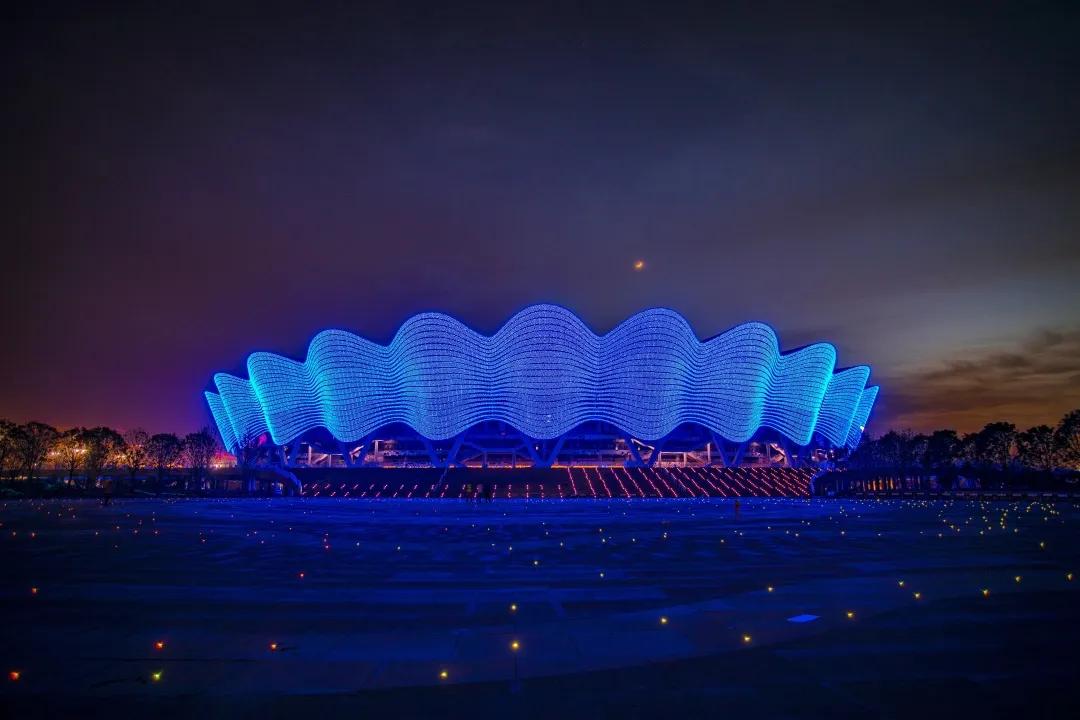 西安浐灞生态区奥体中心,西安奥体中心最新图