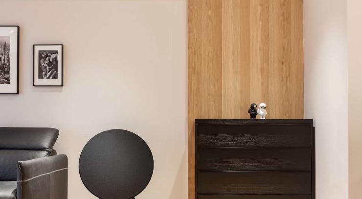 原木色极简家,黑白原木极简风格