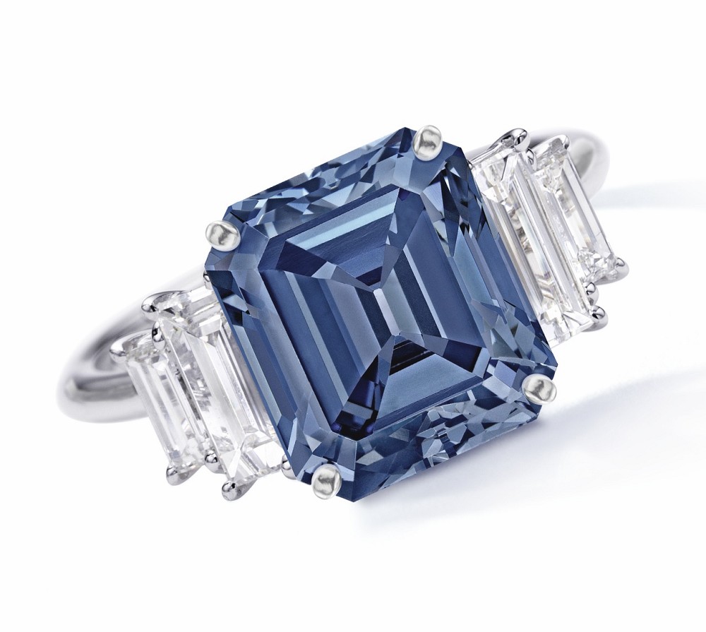 1.5克拉六爪钻戒经典显大的款式,真品蓝宝石大钻戒