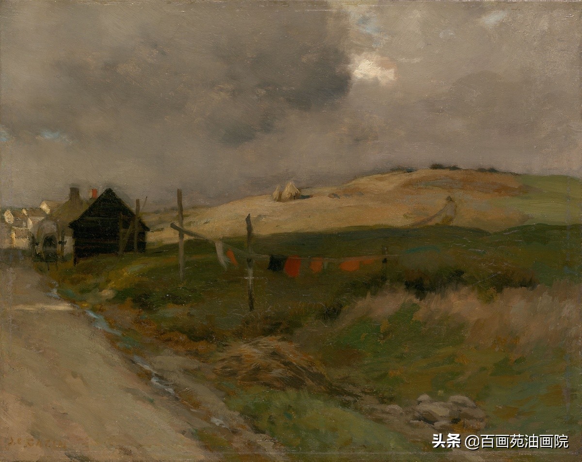 风景油画高清大图,风景油画视频教程