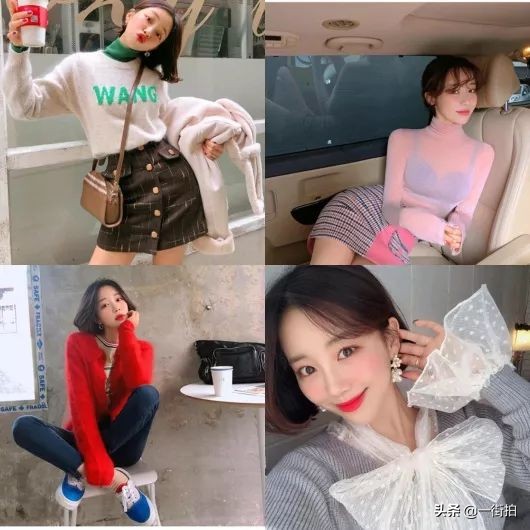 日系温柔风针织衫怎么搭配,日系优雅大方的针织衫穿搭