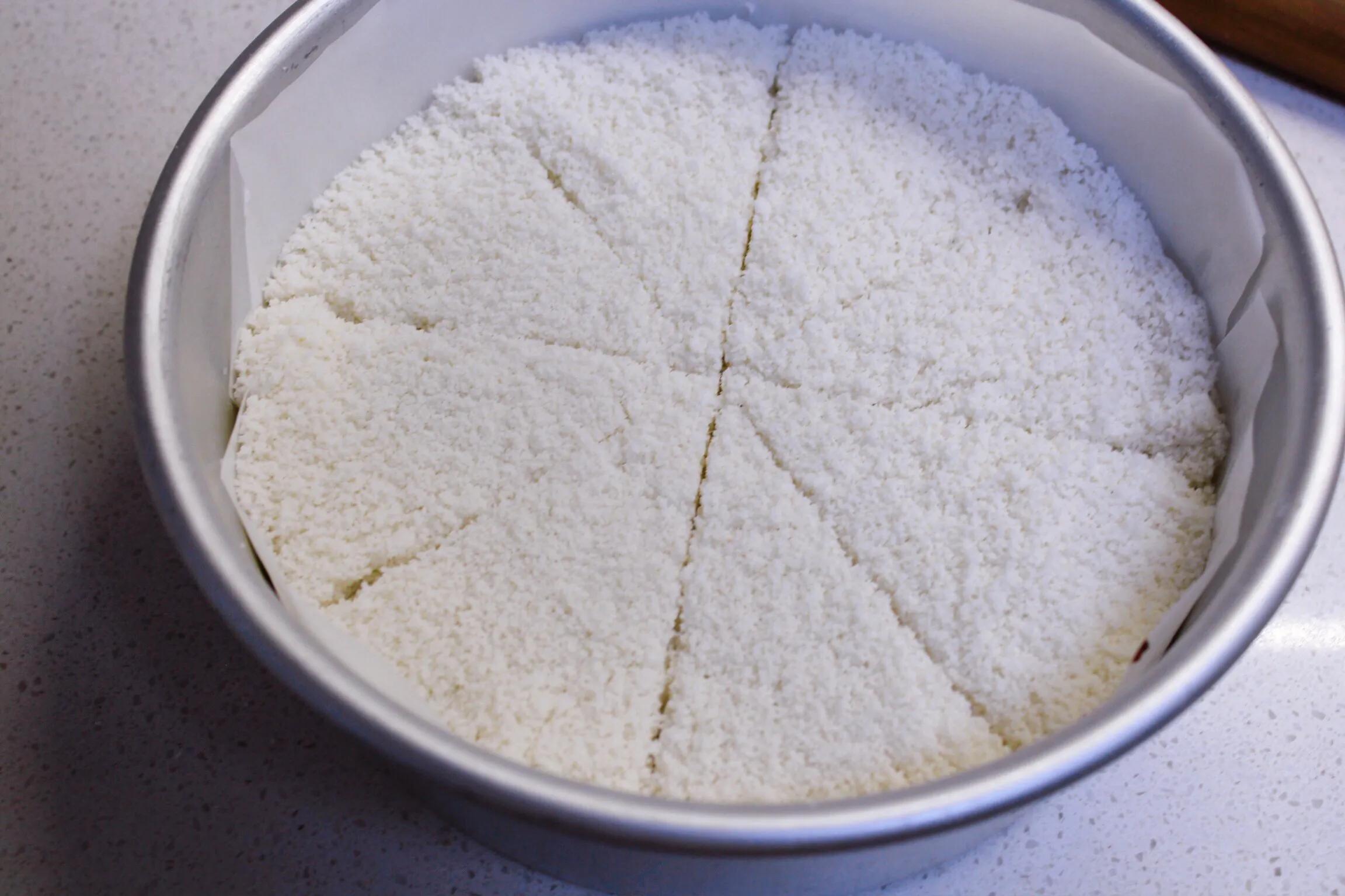 桂花糯米米糕,唇齿留香儿时味道红糖桂花米糕