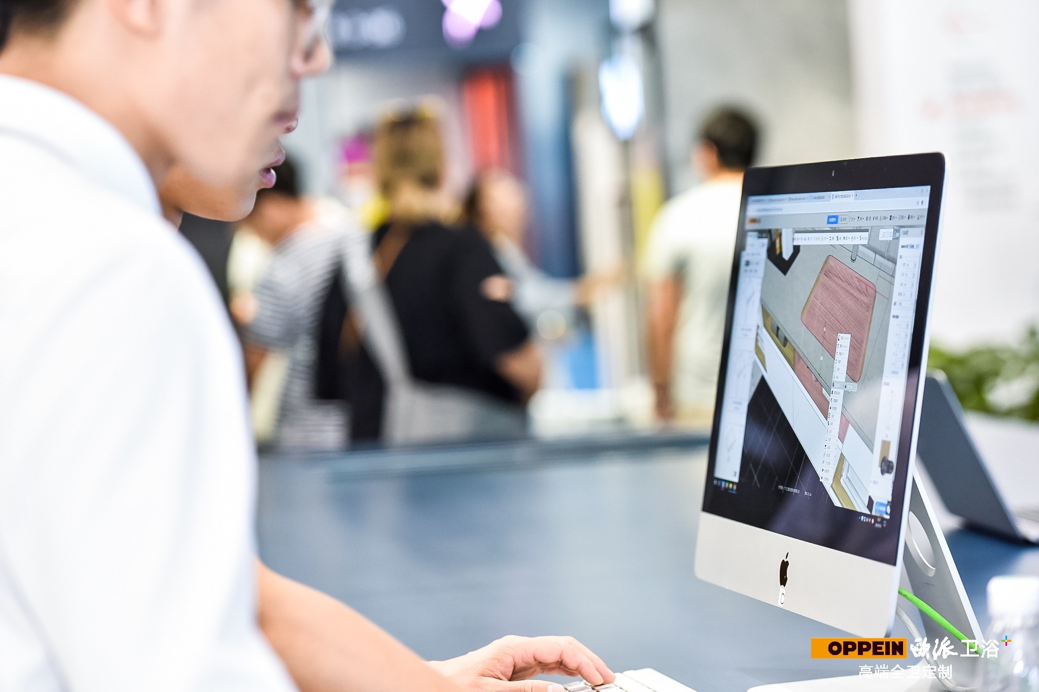 建博会卫浴馆,广州欧派建博会