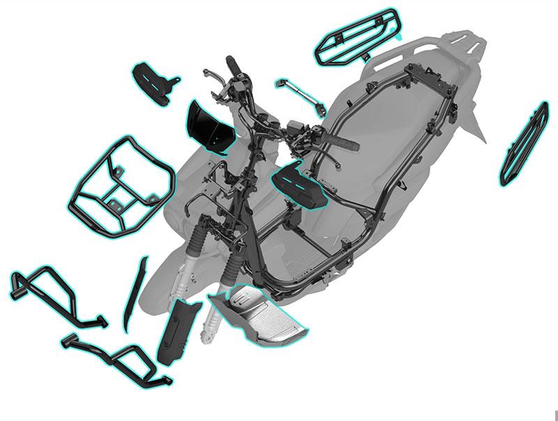 雅马哈adv踏板摩托车整车测评,雅马哈跨界踏板adv150