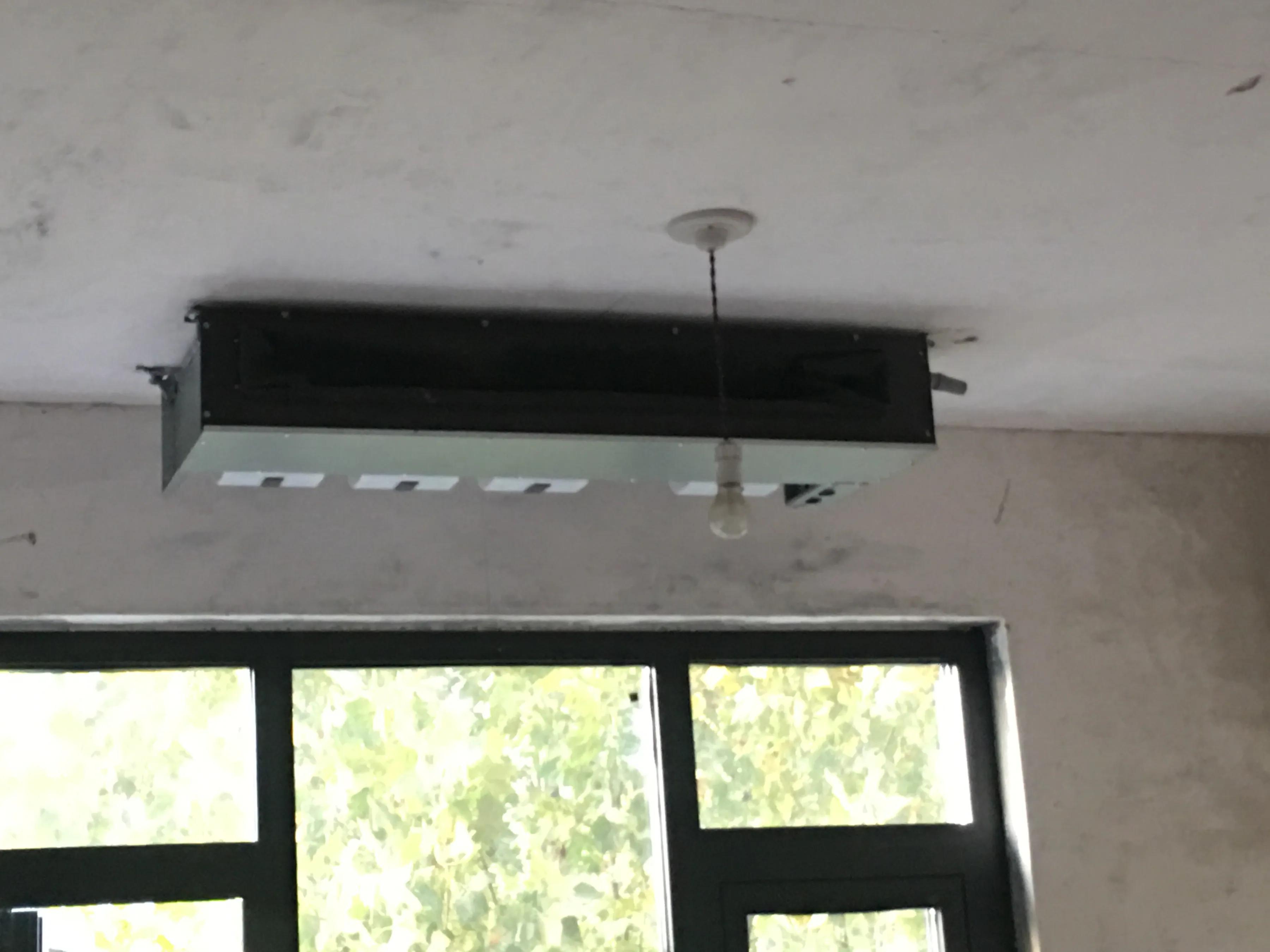 今天开始给家里安装中央空调