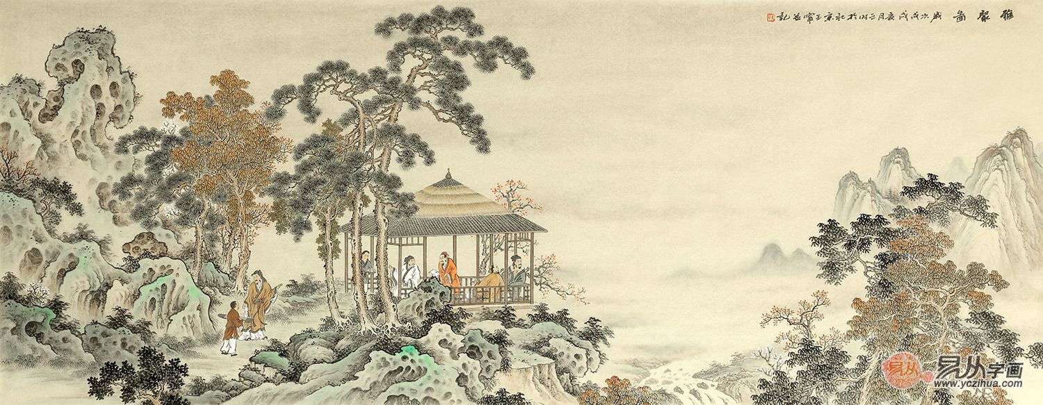 这四款家居装饰画挂家越看越好看,客厅墙壁装饰画高级感