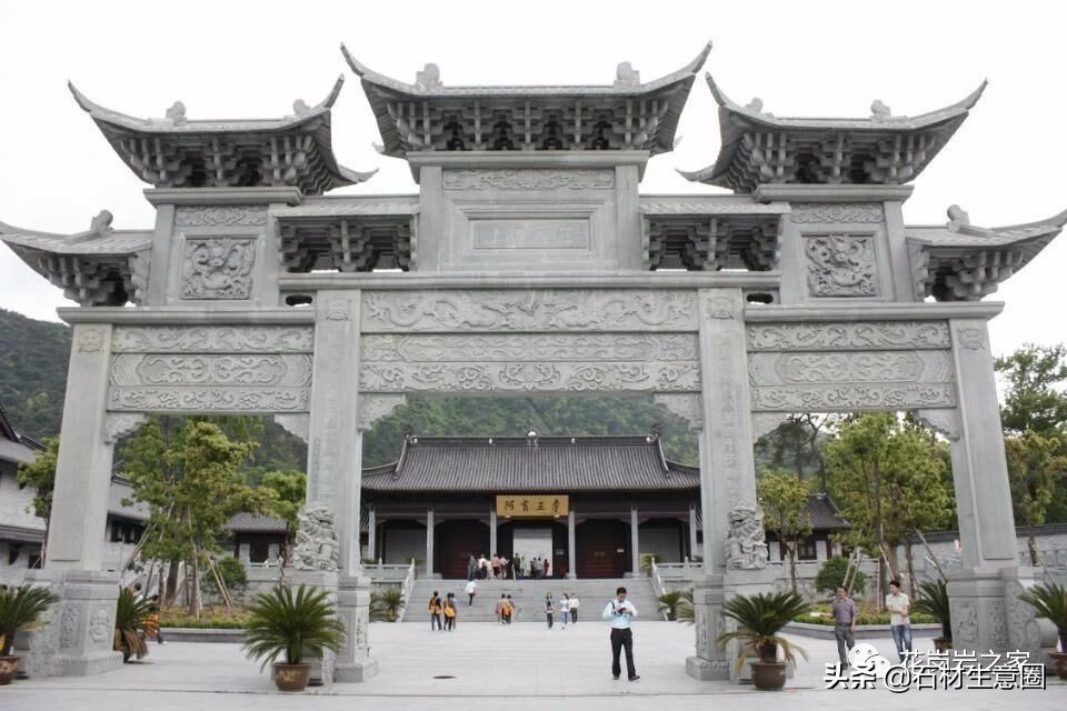 石牌坊石雕图片大全,各样式的石牌坊