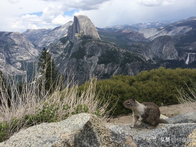 美国优胜美地冰川观景点,优胜美地冰川峰顶