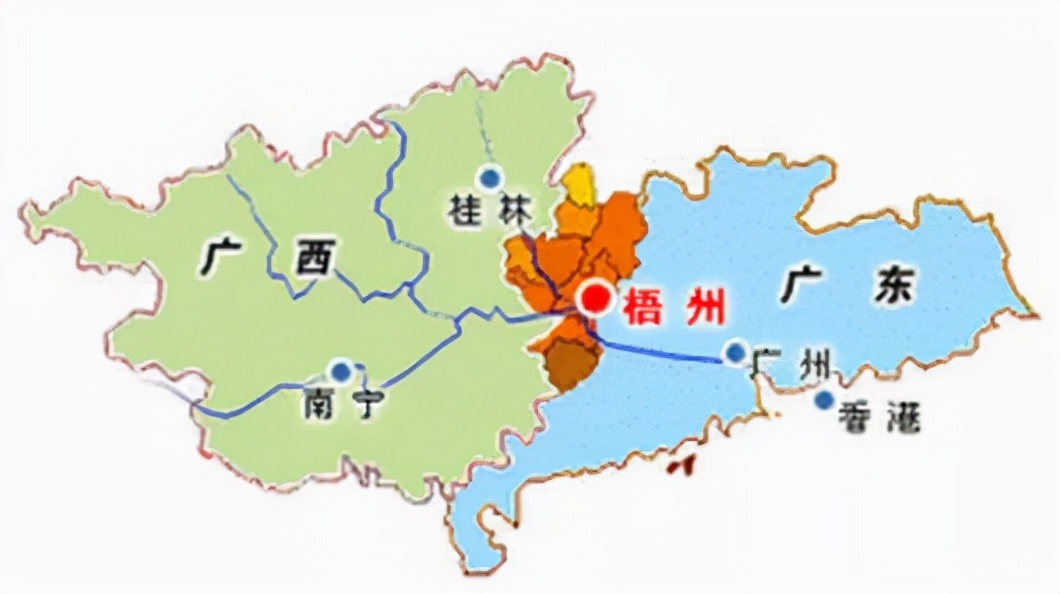 梧州曾经是广西最发达的城市,梧州曾是广西第一大城市的原因