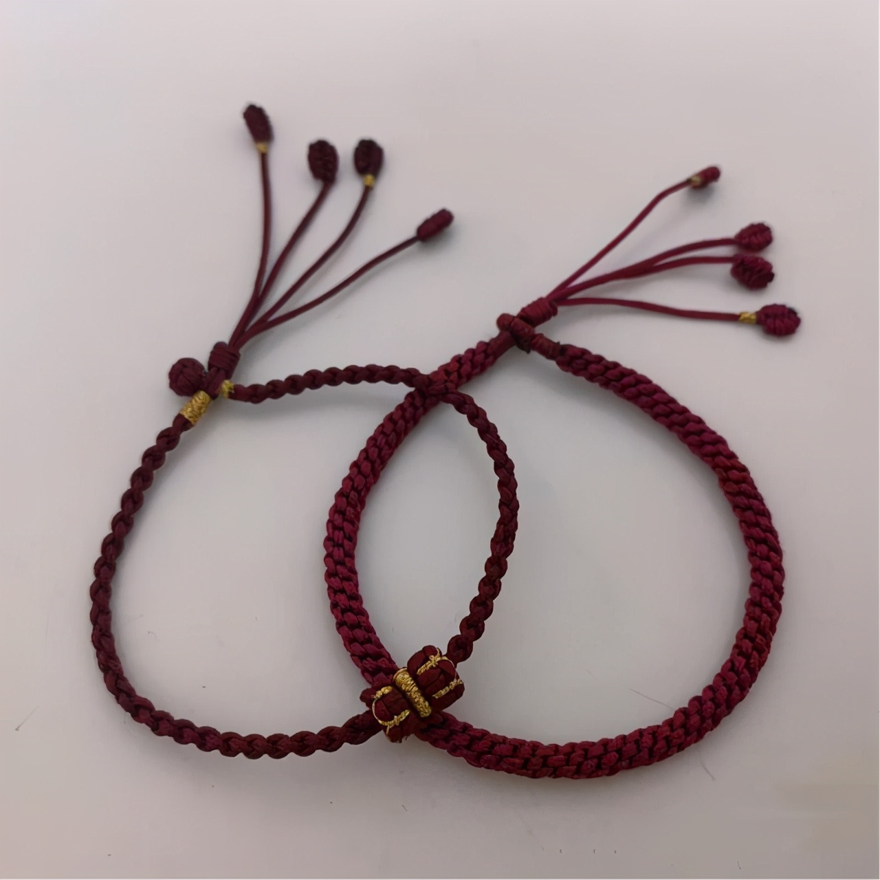 粗鞋带可调松紧绳结打法,项链活绳结可调松紧步骤