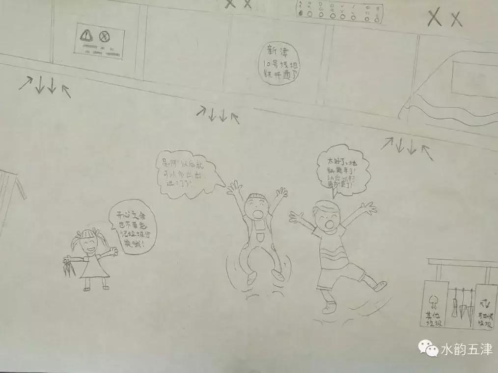 “画”说地铁，快看新津娃娃们的五彩世界