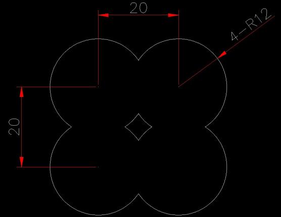 cad简单练习图教程,cad从易到难练习图