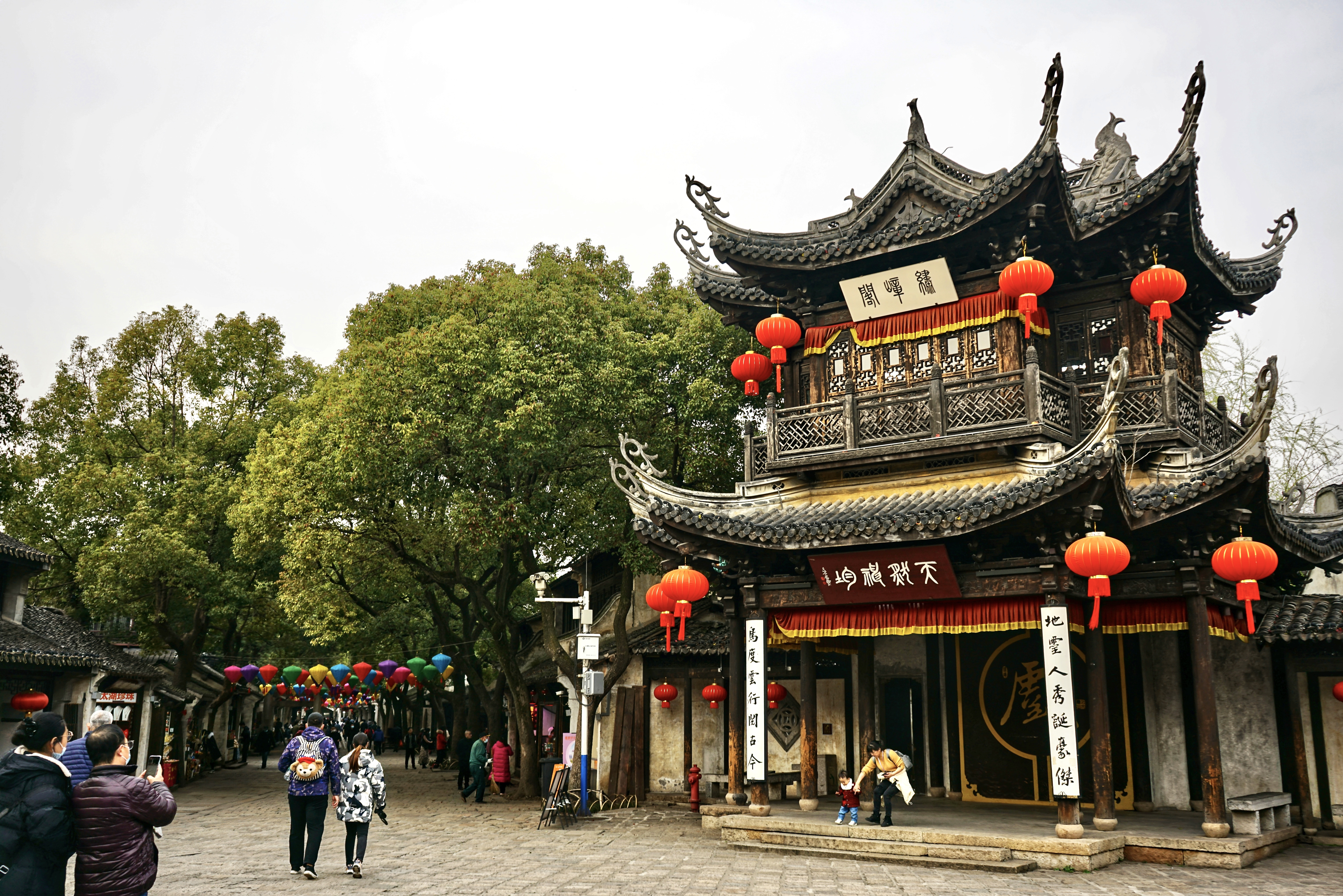 无锡惠山京杭大运河,惠山古镇古运河