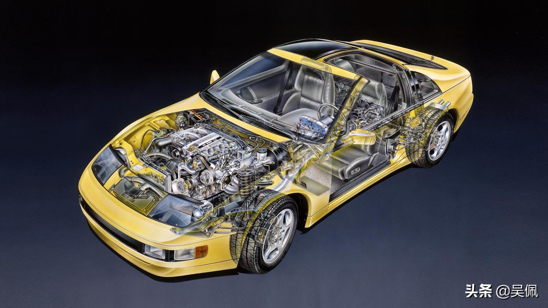 汽车解剖图结构图,汽车结构解剖图实图