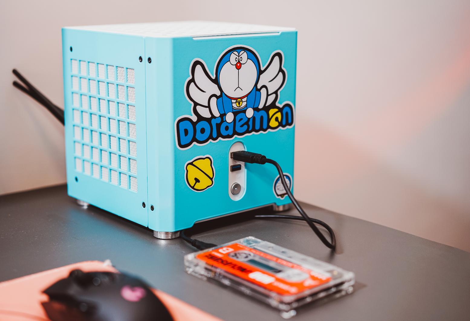 itx装机配置单一小机箱也有大心脏,itx支持3.5寸硬盘