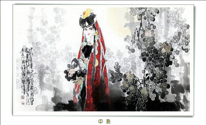 李志远三十张绝美人物画,李智远古风人物画