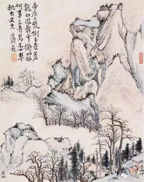 枯笔讲解,赏析枯笔