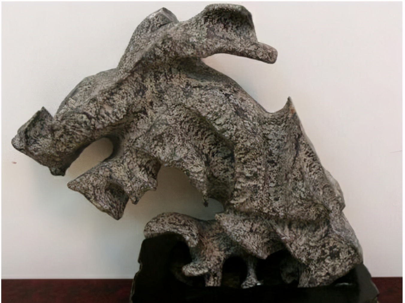 莲花瓣灵璧石作假过程,灵璧石白筋黄筋能作假吗