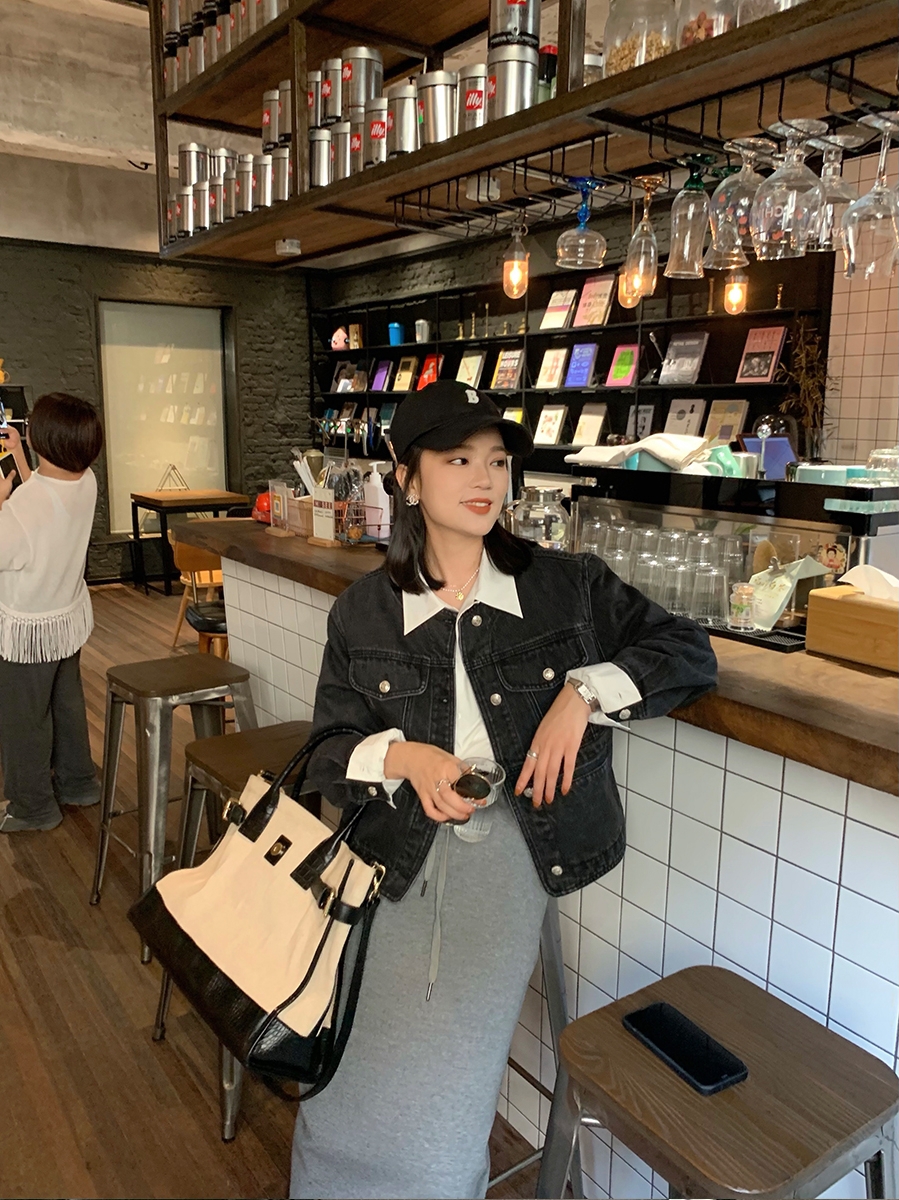 牛仔外套的n种搭配百搭又时髦,很潮的牛仔外套搭什么裤子好看