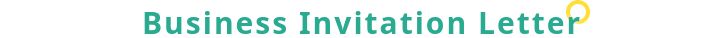 商务邀请函的落款,书写邀请函的5要素