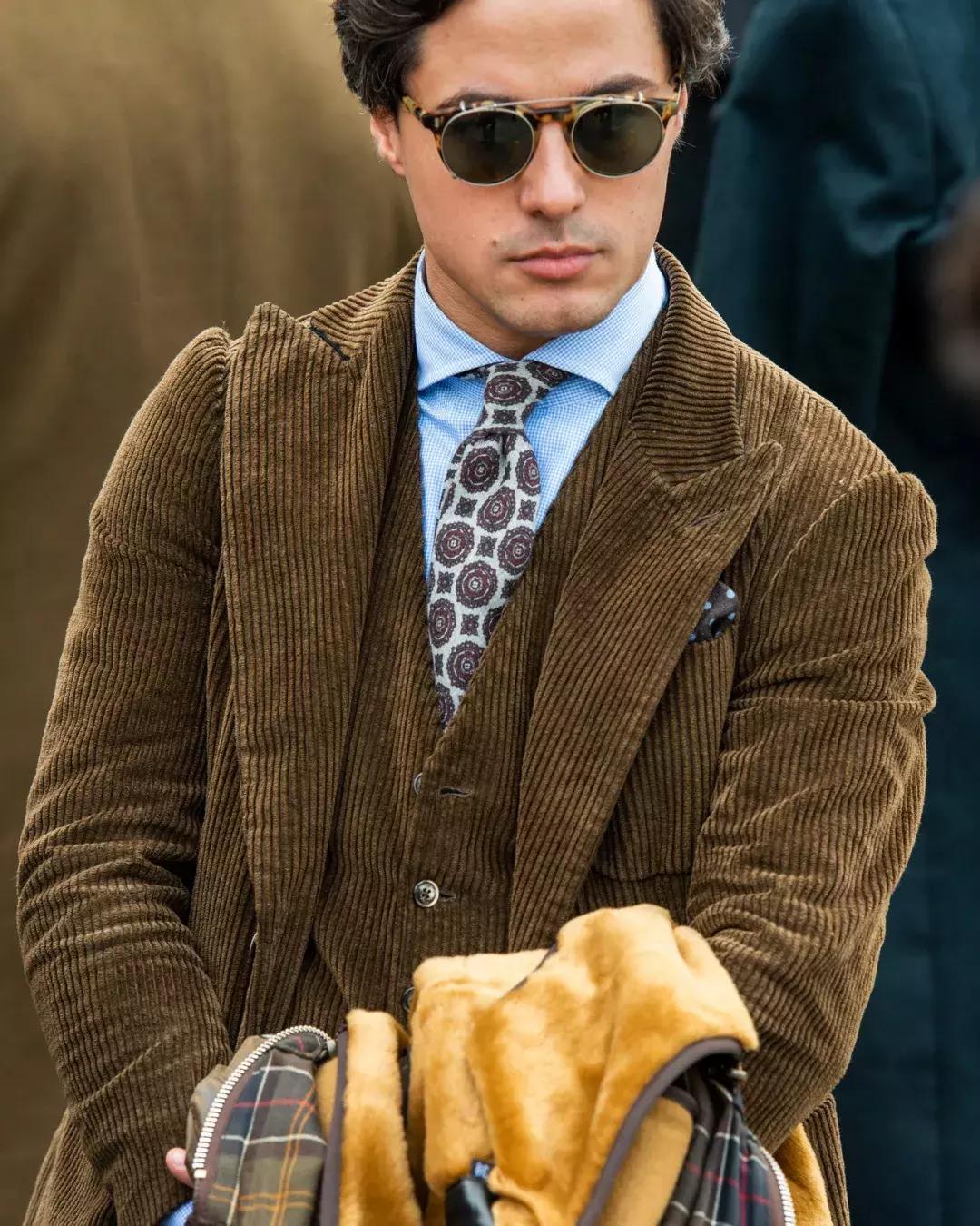 男士英伦雅痞风领带搭配,领带的时尚穿搭男