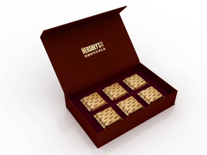 吃巧克力奶油月饼,吃巧克力甜品月饼