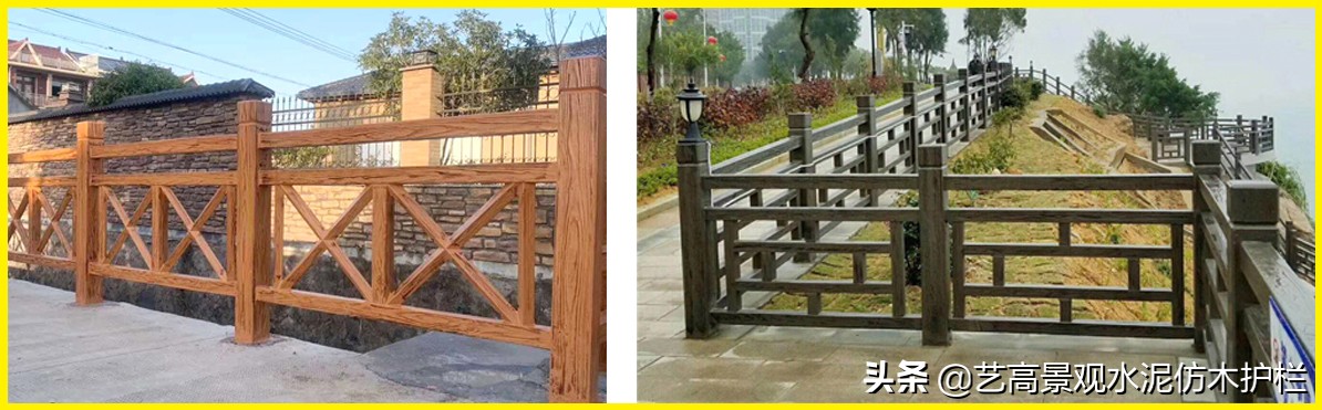 赣州仿木栏杆款式,梅州景观仿木护栏