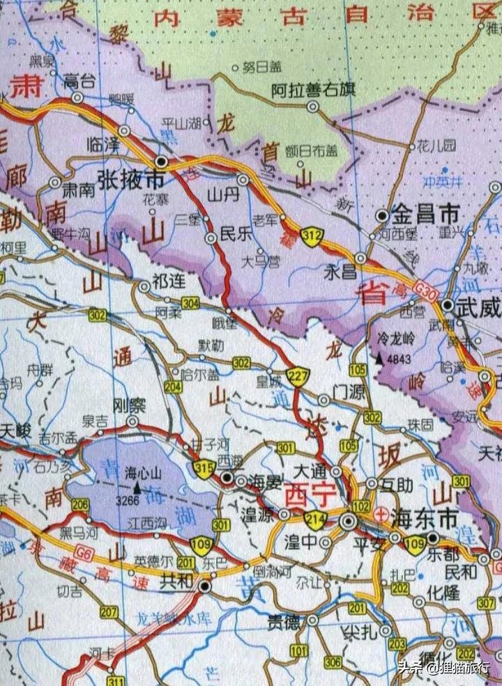 青海祁连山脉在哪里,青海祁连县山区