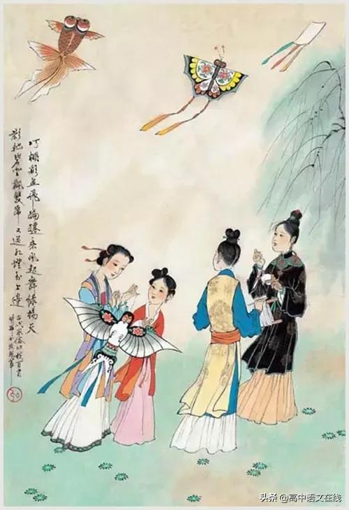 100张风俗图，100首诗词，太美了