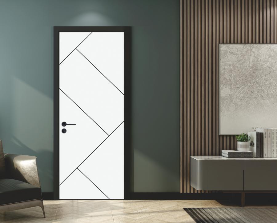 好看白色的木门轻奢风格,白色木门款式现代简约