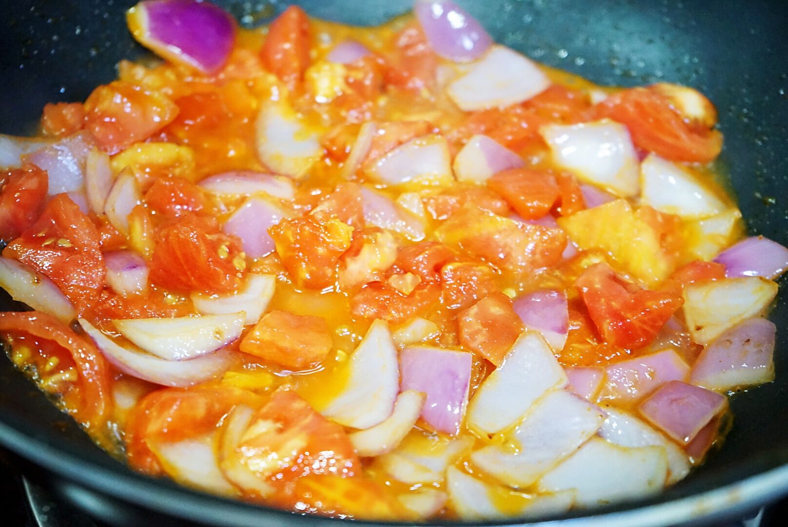 减脂茄汁焖面的做法,超浓郁番茄意面