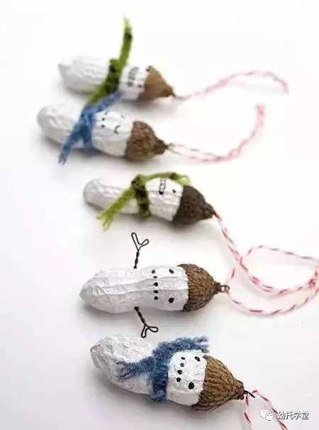 废物利用亲子手工制作坚果,创意坚果手工制作大全图片