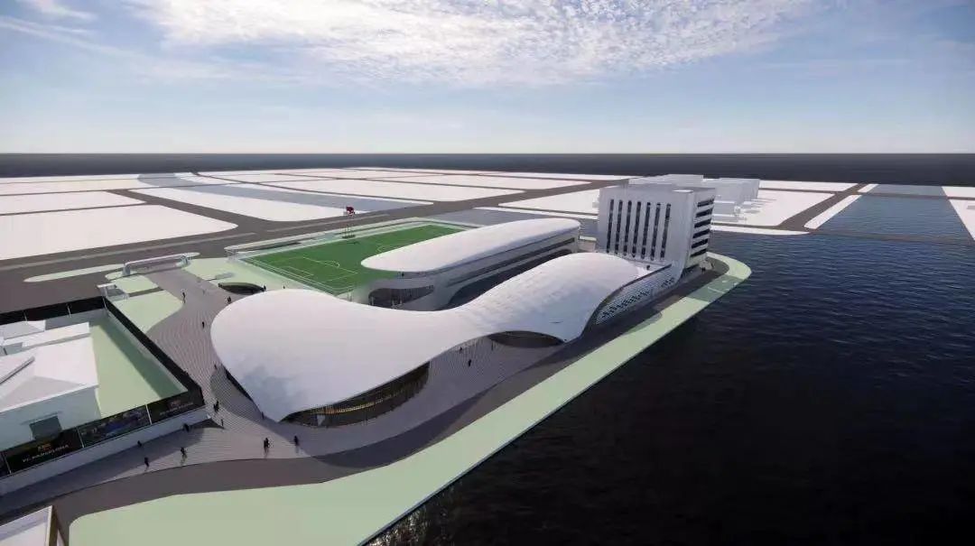 一座顶级的基地,中国新建专业足球场最新进展视频