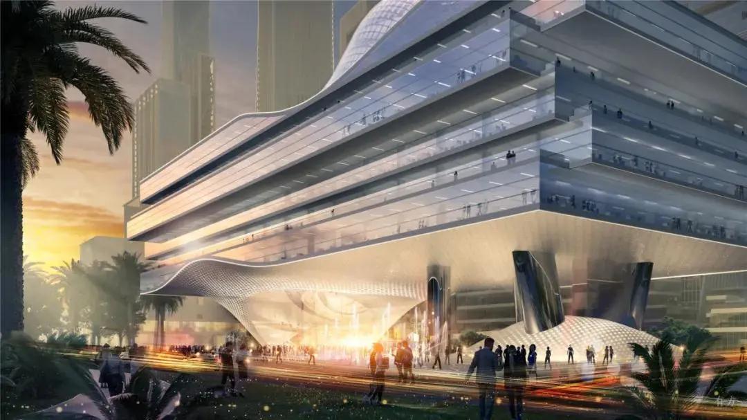 中兴通讯在深圳总部大楼,中兴通讯研发大楼夜景