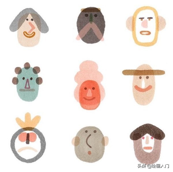 关于《童年》的插画作品,童年我和姥姥手绘插画