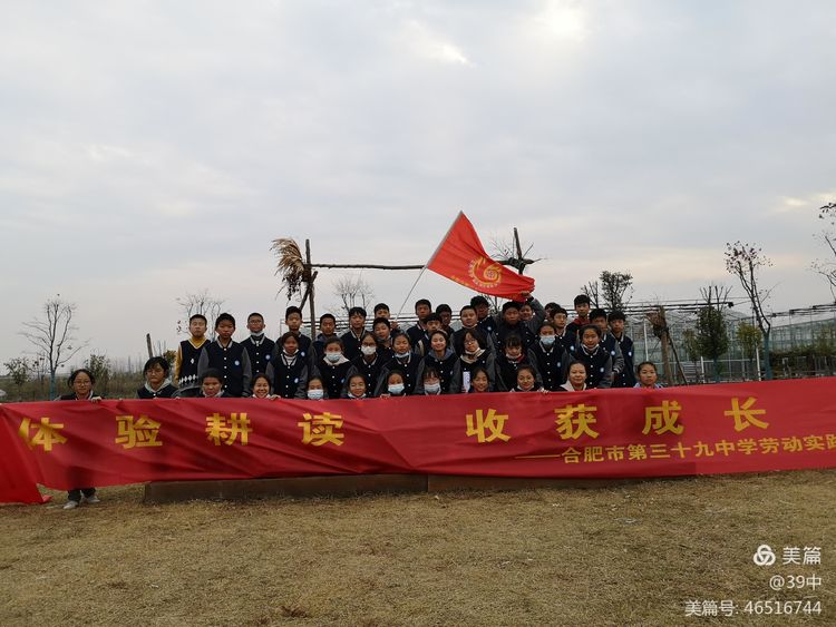 体耕读文化彰劳动之美——记合肥三十九中劳动研学活动